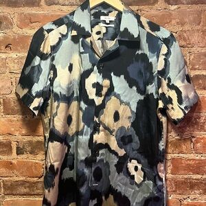 Reiss Men's Abstract Floral Shirt